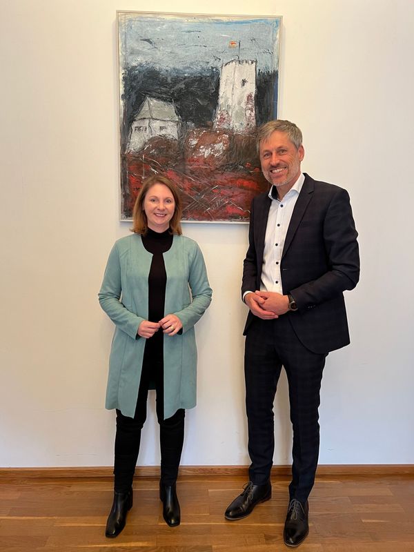 Sandra Boser MdL zum Antrittsbesuch bei Bürgermeister Marc Winzer in Hornberg