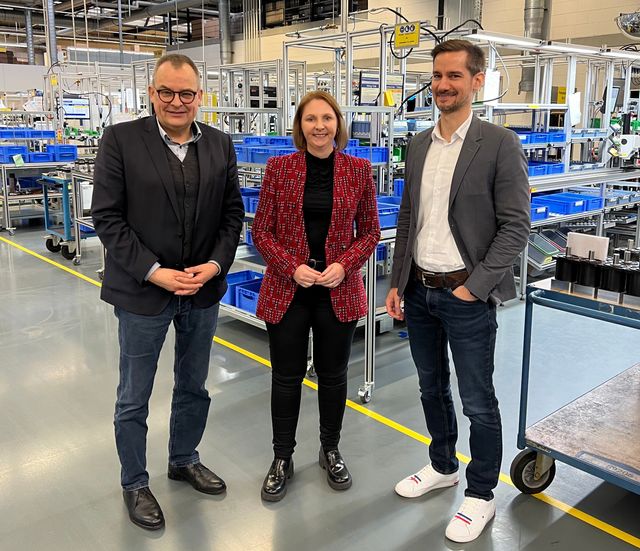 Sandra Boser MdL zu Besuch bei der Firma Neugart GmbH in Kippenheim